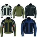 Motorradjacke mit Protektoren Herren Textil Motorrad Jacke Roller Sommer Jacke