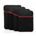 Laptop Notebook Tablet Tasche Sleeve Hülle 7-17 Zoll Neopren Schutzhülle schwarz