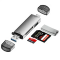 6 in 1 Kartenleser Speicherkartenleser USB 3.0 Typ-C Leser SD OTG Adapter Micro