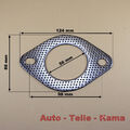 Auspuff Dichtung für Abgasanlage  , Katalysator , Flexrohr , Mittelschalldämpfer