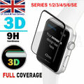  Apple Watch Displayschutzfolie Hartglas Serie 8 7 6 SE 5 4 40 41 44 mm 45 mm
