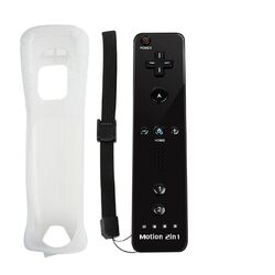 Für Nintendo Wii + Wii U Original 2 in 1 Remote Motion Plus Nunchuk Controller H