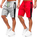 Kurzhose Shorts Sporthose Bermudas Kurze Jogging Motiv Herren Mix BOLF Unifarben