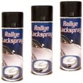 Sprühdose 3x Schwarz seidenmatt 400ml Top Spraydose Lackspray Sprühlack Autolack