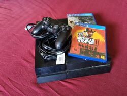 Sony PlayStation 4 500GB Spielekonsole + 2 Spiele + PS4 Controller