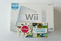 Nintendo Wii Family Edition weiß + OVP + Motion Plus Controller + Sports + Party