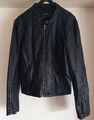 Jacke Vila Lederimitat, Biker, Gr. L, schwarz, Damen, Top Zustand