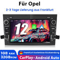 Für Opel Astra H Corsa C D Zafira DAB+ Android 12 Autoradio GPS Navi Carplay SWC