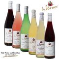 WEINGUT WÖRNER: 6 Fl. Wein Probierpaket, Weißwein Rotwein lieblich-süß Weinprobe