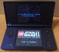 Nintendo DSi tragbarer Handheld - metallic dunkelblau/lila - Star Wars 2 + Ladegerät