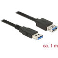 Delock USB-Kabel USB 3.2 Gen1 (USB 3.0 / USB 3.1 Gen1) USB-A Stecker, USB-A B...
