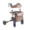 AREBOS Alu Rollator klappbar Leichtgewichtsrollator Laufhilfe Gehhilfe Gehwagen 