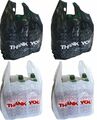 "Thank You" Stabile Hemdchen Tragetaschen Tüten Taschen Plastik Beutel Markt NEU