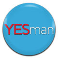 Yes Man Neuheit Film Jim Carrey 25 mm/1 Zoll D Pin Knopfabzeichen