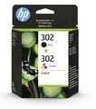 Druckerpatrone HP 302 schwarz  + colour - X4D37AE  Multipack original