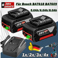 4x 8,0Ah Akku für Original Bosch 18V Professional GBA GSR BAT618 BAT609 BAT620