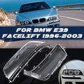 Scheinwerferglas Scheinwerfer Gehäuse Streuscheibe für BMW E39 Facelift 1996-03