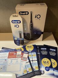 Oral-B iO Series 8N Elektrische Zahnbürste black onyx + 4Bürstenköpfe extra dazu