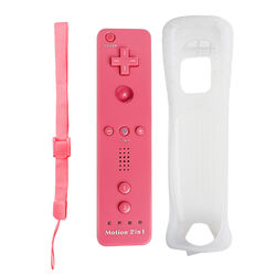 Für Nintendo Wii + Wii U Original 2 in 1 Remote Motion Plus Nunchuk Controller H