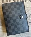 LOUIS VUITTON - Agenda MM Damier Graphite Canvas - Wie neu -  SP4100