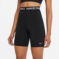 Nike Damen Dri-Fit Sport Fitness Lauf Shorts Pro 3 Schwarz Tight Hose eu