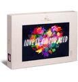 ULMER PUZZLESCHMIEDE "Love is all you need" Herz  1000 Teile PUZZLE Valentinstag