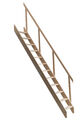 DOLLE Raumspartreppe Holztreppe Fichte Innentreppe bis 283,5 cm Treppe