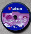 Verbatim  6 Stück   DVD + R DL     8.5 GB     8 x Speed    240 min   NEU