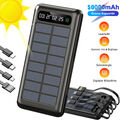 Solar Power Bank 50000mAh Tragbar Externer Batterie Ladegerät für alle Handy DE