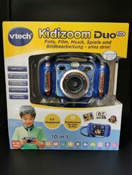 VTech Kidizoom Duo DX 2.4" 5MP Digitalkamera - Blau (80-520004) ink Kopfhörer 