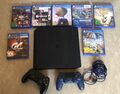 Sony Playstation 4 Slim Konsole PS4 + 2 Controller + 7 Games