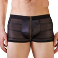 Sexy Herren Pants M L XL mit Zip Mattlook semi transparent Unterwäsche "Mats"