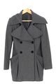 GESTUZ Klassischer Mantel Damen Gr. 36 Grau Eleganter Wintermantel
