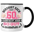Trendation - 60. Geburtstag Frauen Tasse Geschenk Geschenkidee 60er Geburtstag S