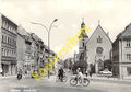 Bautzen AK Altstadt belebte Steinstrasse Kirche Moped Auto Ansichtskarte um 1960