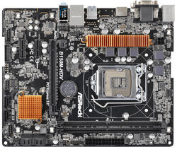 ASRock B150M-HDV Motherboard Intel B150 LGA 1151 Micro ATX DDR4 Core D-Sub DVI-D