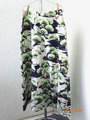 Maxi Rock, Textildruck: Kraniche u. Bäume, Baumwolle aus Japan, Gr. 40, handmade