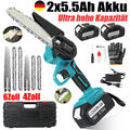 Mini Akku Kettensäge 4+6 Zoll Elektro Kettensägen Handkettensäge für Makita 18V