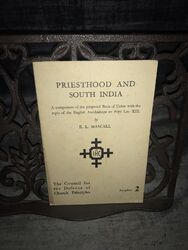 Priestertum und Südindien von E L. Mascall Broschüre 2 Rat für die Verteidigung