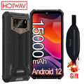 HOTWAV W10 Outdoor Smartphone Ohne Vertrag 15000mAh Android12 IP68 Handy Dual 4G