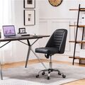Bürostuhl Schreibtischstuhl Drehstuhl Arbeitshocker ohne Armlehne Kunstleder