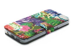 Mobiwear Book Style Handy Motiv Tasche Flip Case Hülle Cover HTC U11