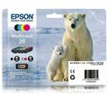 C13T26164010 4er Set Epson 26 Eisbär Serie Original Tintenpatronen T2616