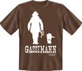 T-Shirt Shirts Hund - Gassimann - Geburtstag Fun Shirt Geschenk geil bedruckt