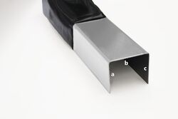 Alu Profil foliert U-Profil Aluminium U-Schiene C-Profil Kantenschutz Aluprofil✅VERSCHIEDENE STÄRKEN UND LÄNGEN✅✅FOLIERT✅✅WUNSCHMAß✅
