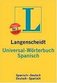 Langenscheidt Universal-Wörterbuch Spanisch | Buch | Zustand sehr gut