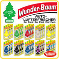 Wunderbaum Duft Baum Autoduft Auto Lufterfrischer 3er Pack Auswahl