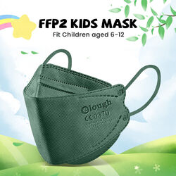 20x / 50x / 100x FFP2 Elough 4D Fisch Kinder Maske Mundschutz Atemschutz