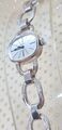 835 Silber Uhr ISPRA Damenuhr / Armbanduhr Handaufzug 17 Steine / die Uhr Läuft