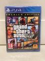 Neu Grand Theft Auto V 5 Premium Edition PS4 Sony inkl. GTA 5 Online UK PAL Spiel